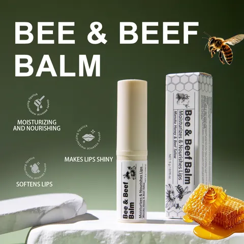 Biologische Rundvet Lippenbalsem Grasgevoerd Rundervet Lippencreme Manuka Honing Hydraterend Voor Droge Gescheurde Lippen