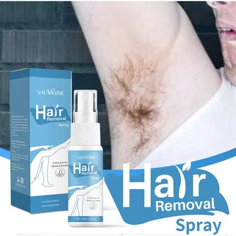 SAUVASINE Milde Haarentfernungsspray Für Achselhöhlen Beine Arme Körper Schmerzlos Schnell Glättend Nicht Reizend Hautpflege Spray