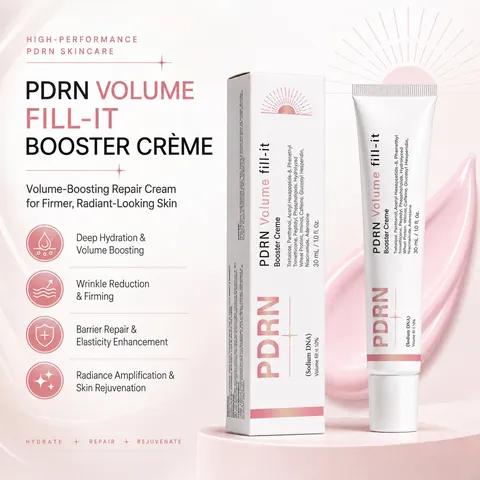 PDRN Volume Fill-it Booster Creme Face Lifting Moisturizing Anti-Wrinkle Cream Sodium DNA Niacinamide Peptide Skin Care Firming Cream