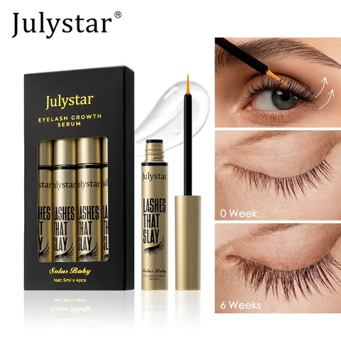 Pflegendes Wimpern und Augenbrauen Wachstumsserum Verlängernd Schwungvoll Wimpernserum für Längere Dicker Wimpern Damen