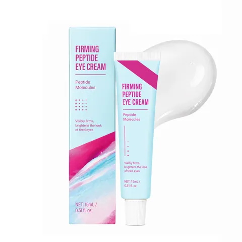 Verstevigende Peptide Oogcrème 15ml Neutrale Verpakking Verhelderende Oogverzorging Anti-Aging Dagelijkse Huidverzorging