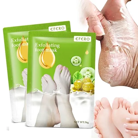 EFERO PUTIMI Exfoliating Foot Mask Removing Dead Skin Calluses Moisturizing Lavender Olive Aloe Essence Foot Peeling Mask