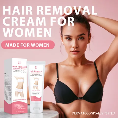 LANTHOME Crema Depilatoria da Donna Delicata Non Irritante Per Ascelle Gambe Mani Corpo Zona Bikini Crema Depilatoria Indolore