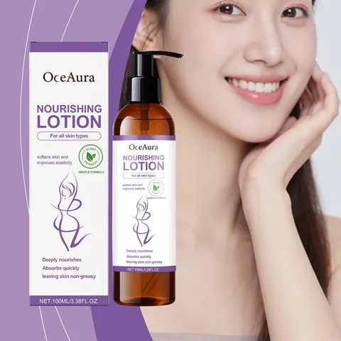 Lotion pour le Corps OceAura à la Lavande Nourrissante Crème Hydratante pour un Parfum Longue Durée et une Peau Lisse