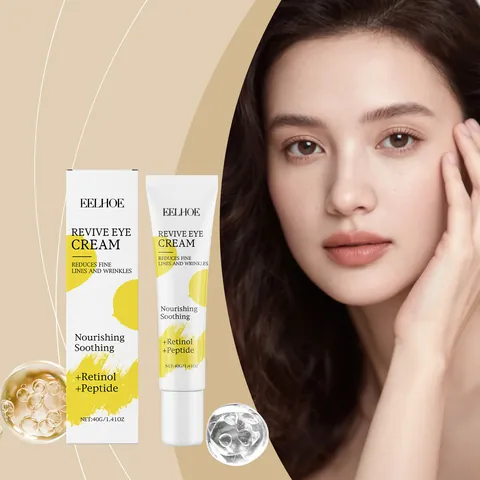 EELHOE Retinol Peptide Revive Oogcrème Voor Donkere Kringen Fijne Lijntjes En Rimpels Hydraterende Verstevigende Oogverzorging