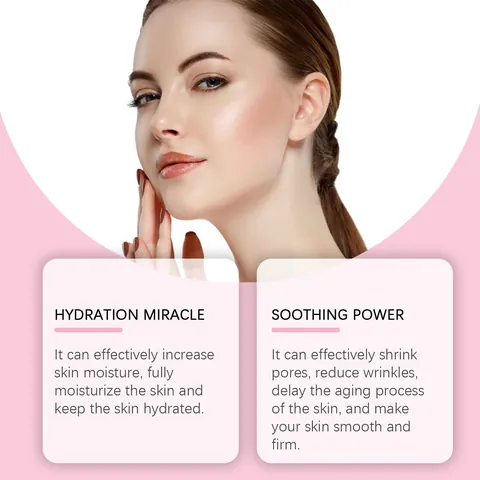 Set de Regalo Romántico Rosa para el Cuidado de la Piel 3 Piezas Suero Facial Crema Facial y Perfume de Lirio Kit de Belleza Hidratante Hidratante Anti Envejecimiento para Mujer