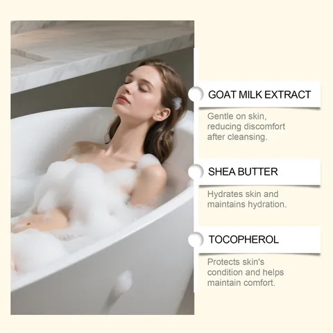 OceAura Goat Milk Moisturizing Soap Shea Butter Vitamin E Gentle Skin Cleansing Bar Long Lasting Fragrance Daily Body Wash Soap