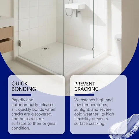 Invisible Waterproof Leak Repair Glue Transparent Sealant For Bathroom Wall Pipe Roof With Brush Home Household Repair Tool