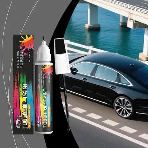 RayHong Schwarzer Auto-Lackreparaturstift Wasserdicht Verschleißfest Automatischer Kratzerreparaturstift Für Die Fahrzeugoberflächenpflege