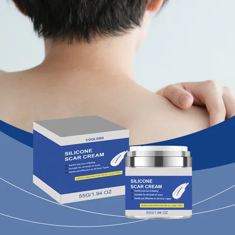 Professional Silicone Scar Cream 55g For Surgical C-Section Acne Scars Skin Care Repair Treatment Deep Moisturizing Gentle Formula