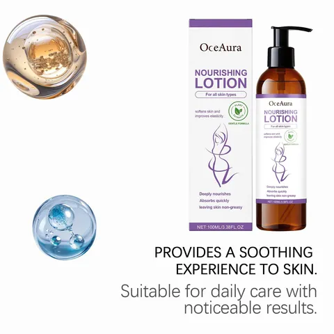 Lotion pour le Corps OceAura à la Lavande Nourrissante Crème Hydratante pour un Parfum Longue Durée et une Peau Lisse