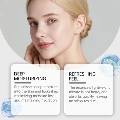 HANCHOBIT Gesichtsserum Erfrischendes Seekelp Und Hydro Cera-Nol Hydratisierende Feuchtigkeitsspendende Beruhigende Essenz Hautpflege