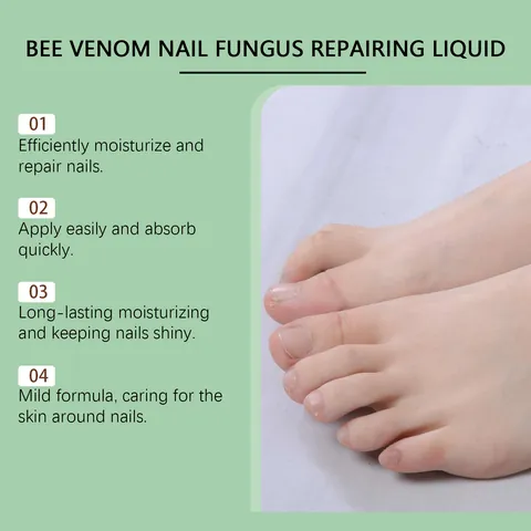 South Moon Bee Venom Nail Care Solution Fungus Repairing Liquid For Nails Nourishing And Shiny Nail Treatment Essence