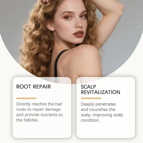 HOEGOA Anti Hair Fall Scalp Serum Rosemary Ginger Oil Nourishing Strengthening Shiny Hair Treatment For Women Men Daily Care