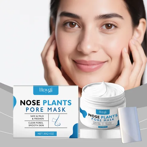 HOYGI Nose Plants Pore Mask With Paper Peel Off Nose Mask For Blackhead Removal Deep Cleansing Skin Care Tool For All Skin Types