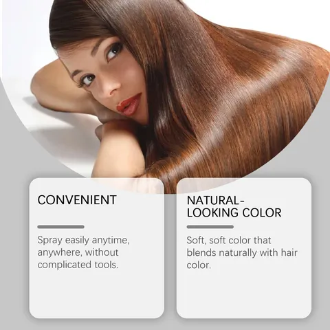 Light Brown Hair Root Touch Up Spray For Gray Coverage Instant Hair Color Root Cover Up Spray For Men And Women Professional