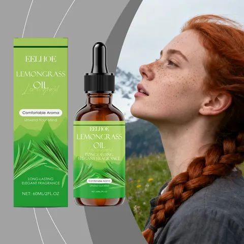 Aceite Esencial de Citronela EELHOE para Aromaterapia Masajes Difusor Aroma Relajante Natural para el Cuidado del Cuerpo Hogar Ayuda al Sueño