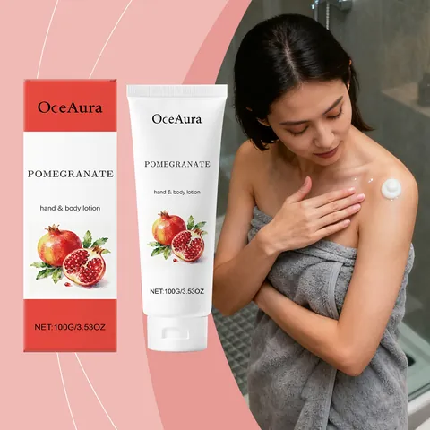 OceAura Pomegranate Body Lotion Hydrating Skin Niacinamide Hyaluronic Acid Nourishing Hand Body Care Daily Moisturizing Cream