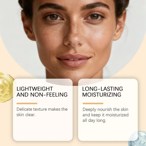 Zephoco Peptide Bounce Lightweight Liquid Foundation With Makeup Brush Long Lasting Moisturizing Concealer For Women