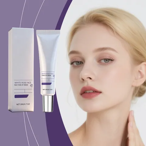 Crème de Rose Blanche Correctrice de Teint Hydratante Éclaircissante Avec Niacinamide Acide Hyaluronique Soin du Visage