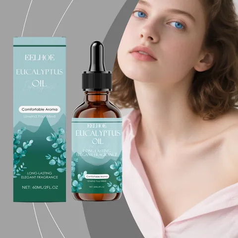 Aceite Esencial de Eucalipto Natural Para Aromaterapia Masaje Corporal Cuidado de la Piel Calmante Extracto de Planta Pura Aceite de Fragancia Relajante Con Gotero