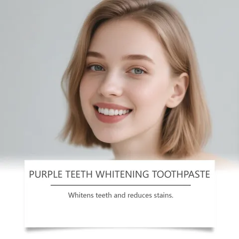 Feimuko Dentifrice Blanchissant Violet Pour Nettoyage Oral Quotidien Élimination Des Taches Et Haleine Fraîche Adultes