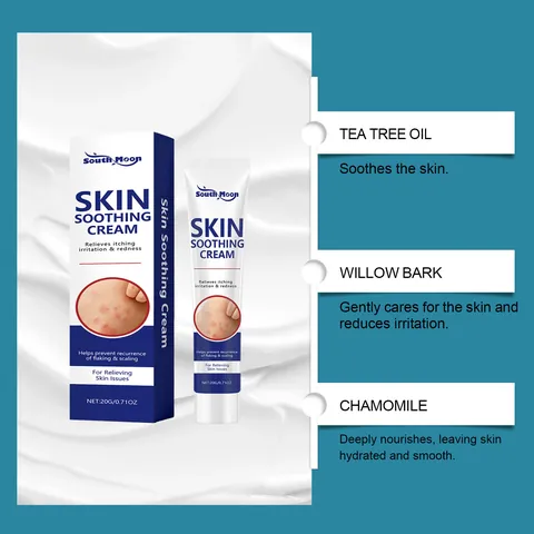 Crème Apaisante Douce pour le Soin Quotidien Nourrissante et Hydratante Soulagement pour la Peau Sèche Rouge et Qui Démange