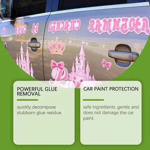 Homonth Multifunctional Sticker Remover Adhesive Cleaner Liquid Spray For Car Glass Home Surface Cleaning Residue Remover