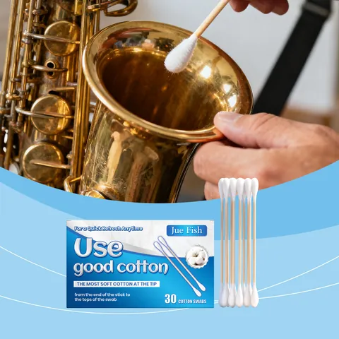 Dual Head Multi-functional Cotton Swabs With Natural Bamboo Sticks For Ear Cleaning Household Gap Detailing And Makeup