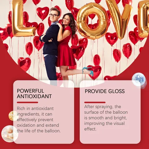 Spray Brillant Pour Ballons Poli Lustré Éclaircissant Anti-Oxydation Spray Liquide Haute Lumière Pour Ballons En Latex Décoration De Fête Mariage