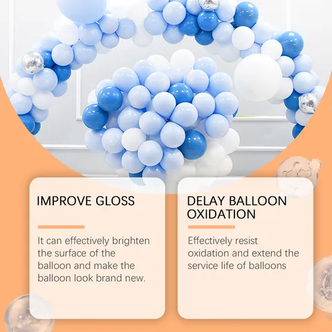 DOWMOO Spray Abrillantador para Globos de Látex Brillo de Larga Duración Antioxidación Abrillantador para Decoración de Fiestas