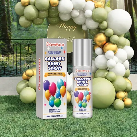 Dowmoo Balloon Shiny Spray Anti Oxidation Gloss Enhancer For Latex Balloons Party Wedding Birthday Festive Decor