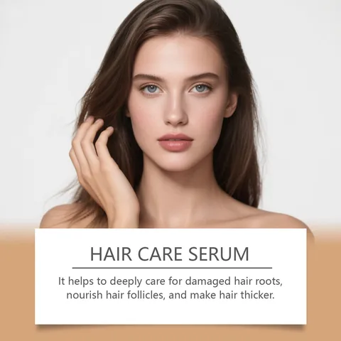 Hoegoa Minoxidil Herbal Hair Care Serum Scalp Treatment For Thicker Hair Growth Daily Hair Revitalizing Essential Oil