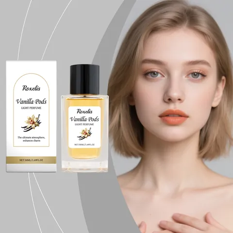 Roxelis Vanilla Pods Eau De Toilette Profumo Elegante a Lunga Durata Spray Floreale Portatile Per Donna Ufficio Quotidiano