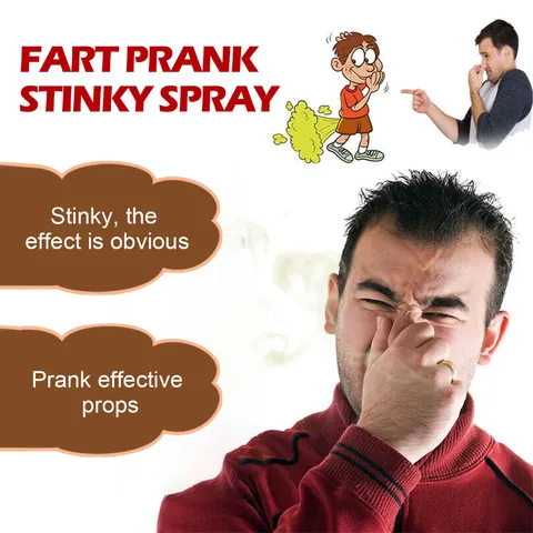 Fart Prank Stinky Spray Capsaicin Pepper Extract Mustard Smell Prank Toy For April Fools Day Party Prank Gag Gift For Adults