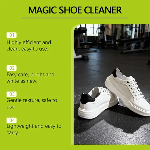 Jakehoe Sneaker Cleaning Kit Rinse-Free Foam Cleaner For White Shoes Stain Removal With Microfiber Towel Shoe Care Set