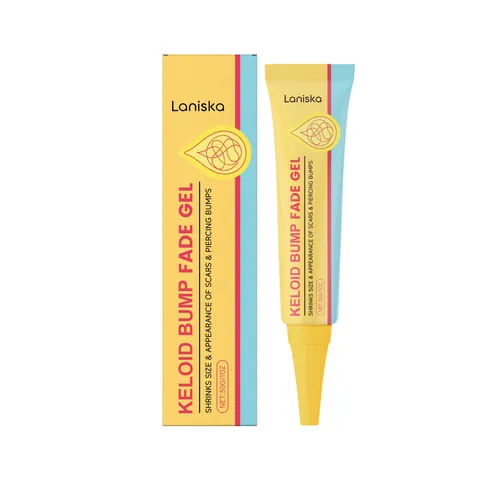 Laniska Keloid Bump Fade Gel Scar Repair Treatment Moisturizing Soothing Skin Care Gel For Piercing Tattoo Body Scars