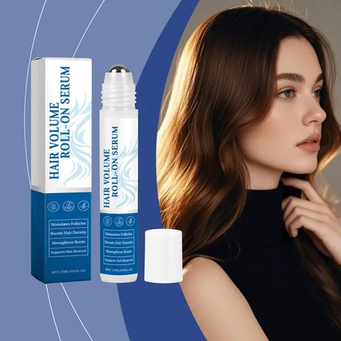 Rosemary Scalp Nourishing Hair Volume Roll-on Serum Strengthening Follicles Hair Growth Treatment Essence For Daily Care
