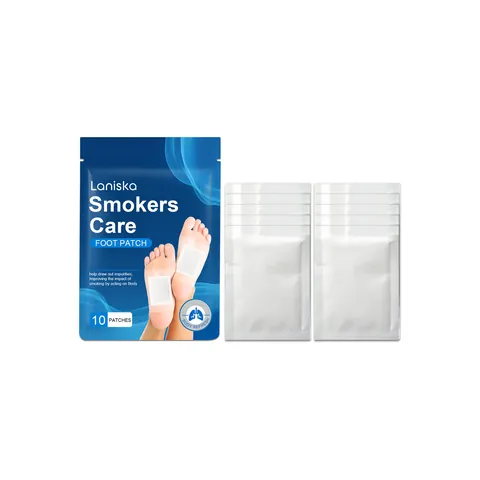 LANISKA Smokers Care Επίθεμα Ποδιών Ήπια Φόρμουλα Θρέψη Σώματος Ευεξία Φυσική Πρόπολη Βότανα 10 Επιθέματα Φροντίδα Ποδιών