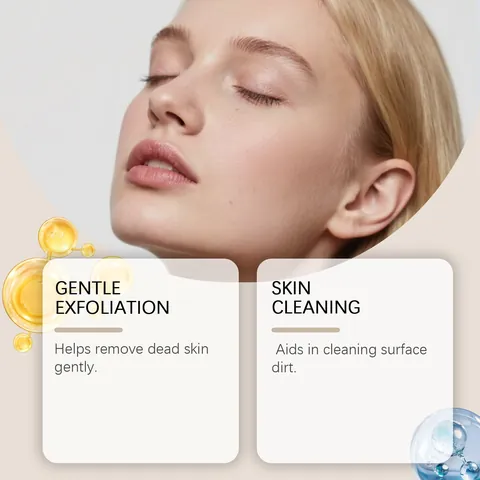 Rose Face Scrub Gentle Exfoliating Cleanser Moisturizing Facial Skin Care Purifying Walnut Shell Powder Sea Salt Face Scrub