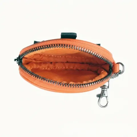 Halloween Pompoen Mini Portemonnee Geborduurd Stof Muntzakje Draagbaar Klein Tas Hanger Sleutelhanger Met Rits Feest Cadeau