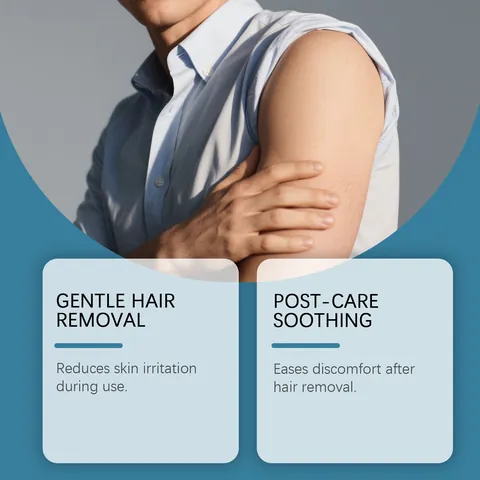 Oceaura Crema Depilatoria para Hombre Suave e Indolora Hidratante Cuerpo Piernas Pecho Zona del Bikini Limpieza Suave Depiladora