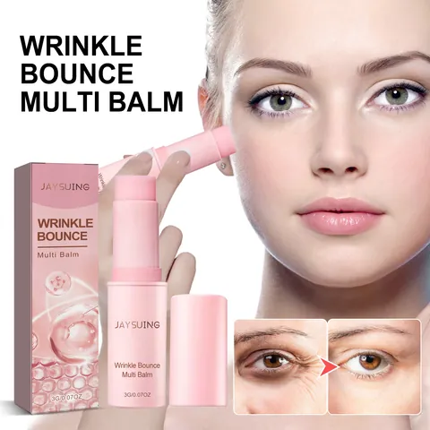 Bálsamo Multi Wrinkle Bounce en Stick Hidratante para Ojos Rostro Cuidado de la Piel Reduce Líneas Finas Tratamiento Iluminador