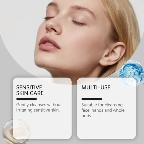 EELHOE Savon de Soin Doux Sans Parfum Hydratant Corps Visage Nettoyant Pain de Savon Pour Peaux Sensibles