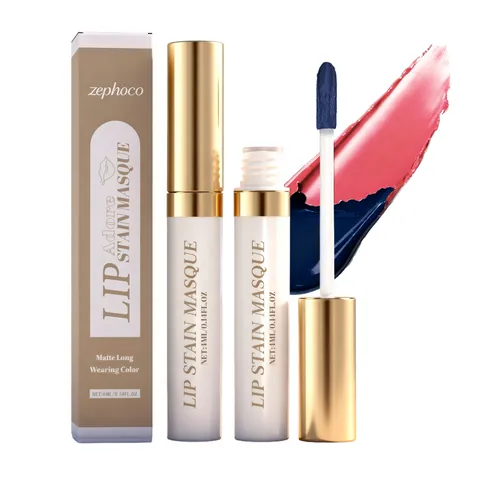 ZEPHOCO Matte Peel Off Lippenfarbe Maske 4ml Feuchtigkeitsspendend Langanhaltend Wasserfest Matt Lipgloss Für Damen Beauty Make-Up