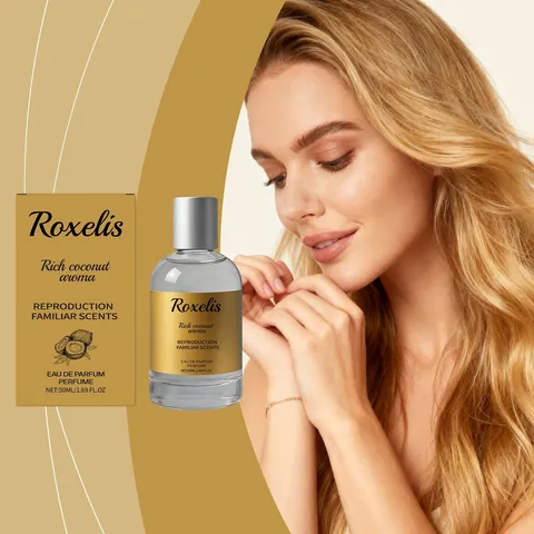 Donna Rich Coconut Eau De Parfum Spray Fragranza Naturale a Lunga Durata Aroma Dolce Daily Dating Essential Bottiglia di Vetro