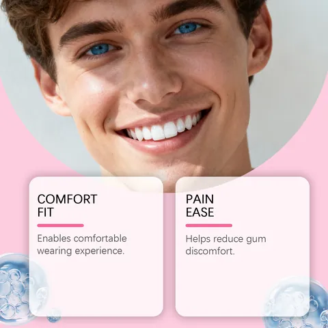 Feimuko Premium Denture Adhesive Cream Zinc Free Long Lasting Hold Comfort Fit For Daily Oral Care Original Formula Paste