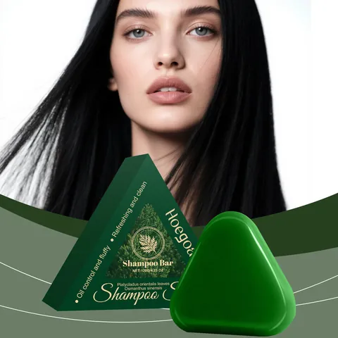 Hoegoa Zachte Voedende Shampoo Bar Thuja Orientalis Kruiden Hoofdhuid Reiniging Hydraterend Verfrissend Gladmakende Haarverzorging Zeep