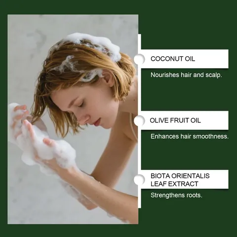 Natürliche Lebensbaumblätter Shampoo Seife Pflegende Kopfhaut Stärkung Der Haarwurzeln Pflanzenformel Feste Seife Für Tägliche Pflege