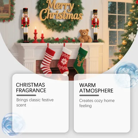 EELHOE Kerst Geurolie Set Vakantie Geuren Huis Luchtverfrisser Aromatherapie Cadeau Set Langdurig